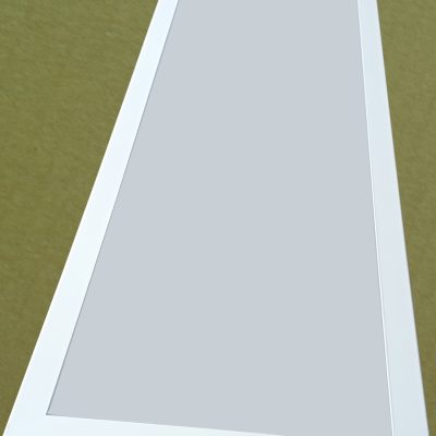Recess led ceiling panel