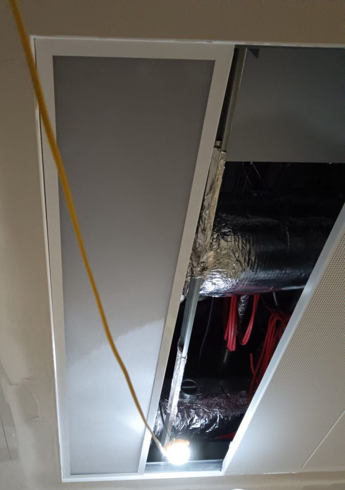 led light in the ceiling