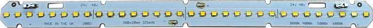280mm long by 20mm wide led board