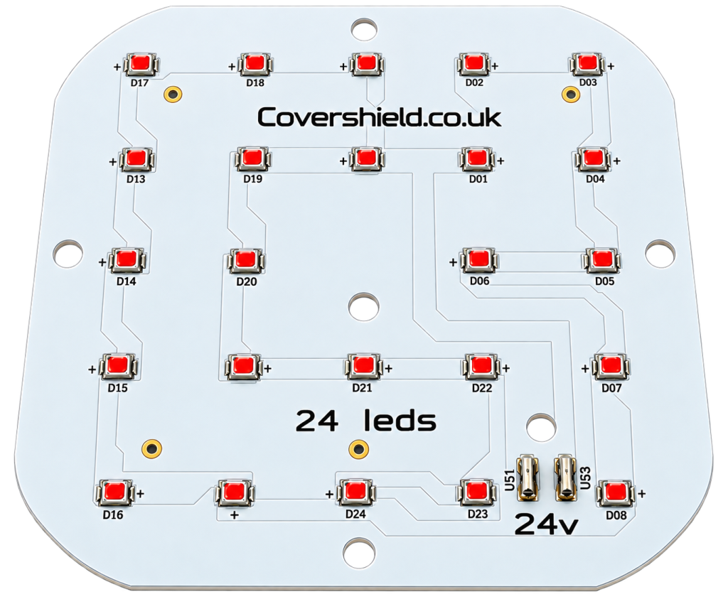 130mm x 130mm Darkroom LED Lighting Board